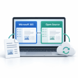 Gemeinsamer Einsatz von Microsoft 365 und Open-Source-Software